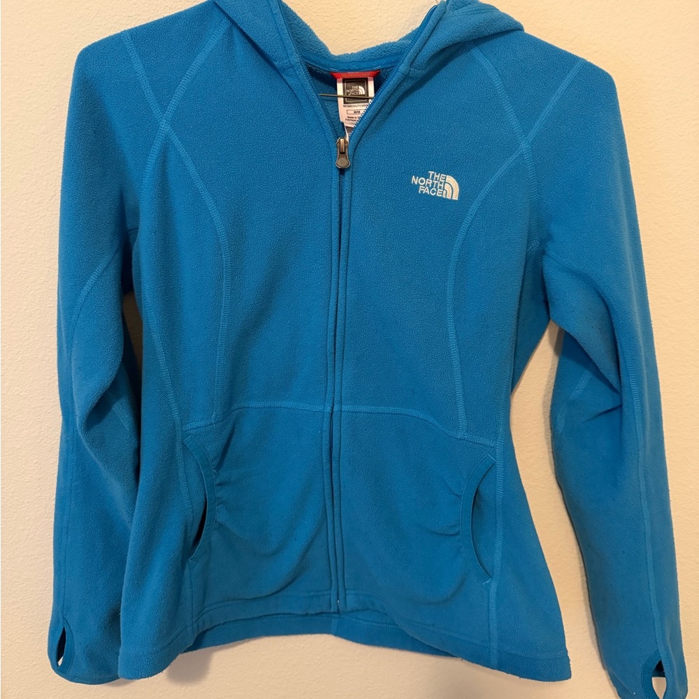 The North Face Blue Fleece Hoodie